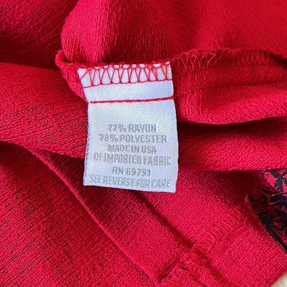 Dress Barn short sleeve blouse size small - Picture 9 of 16